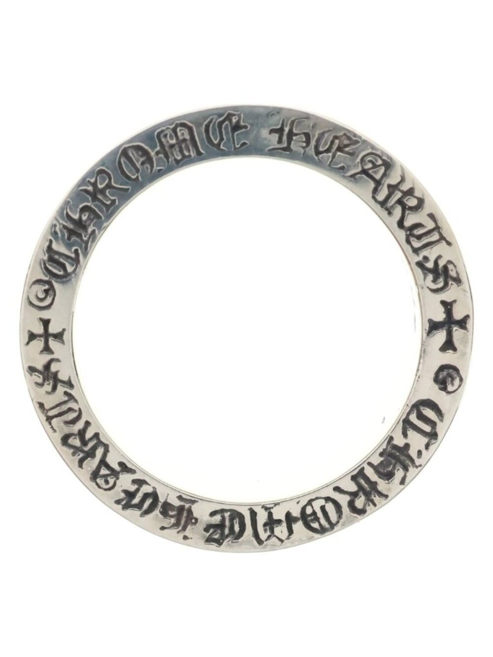 Chrome Hearts Spacer Pln Ring Plain Silver